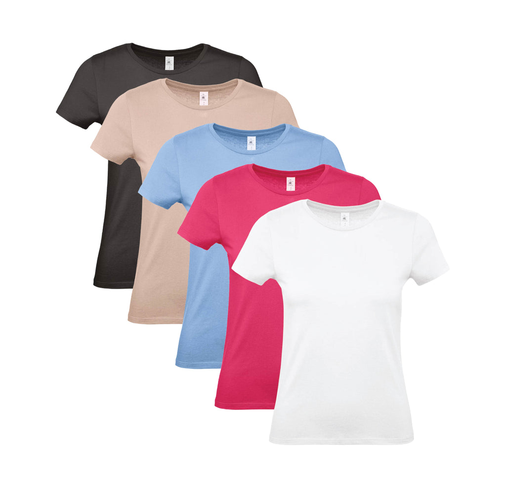 Kit t-shirt cintré col rond femme à personnaliser – Impression textile et guide inclus