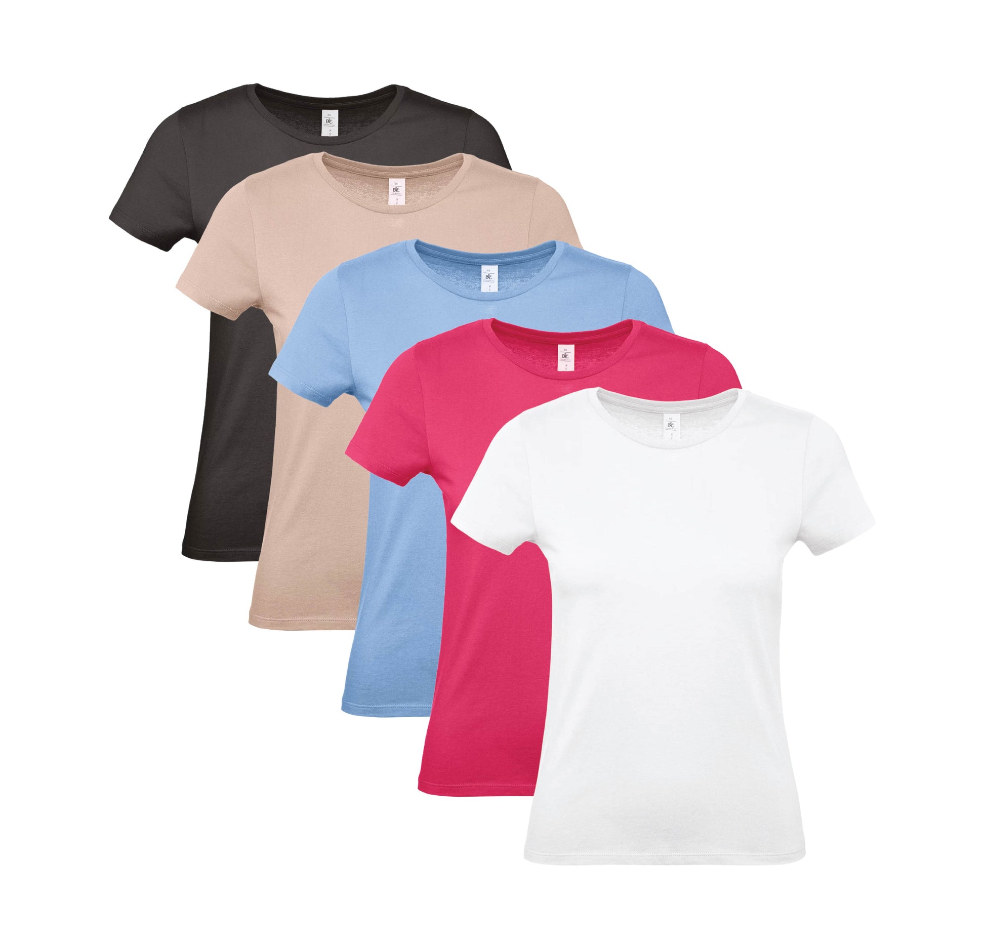 Kit t-shirt cintré col rond femme à personnaliser – Impression textile et guide inclus